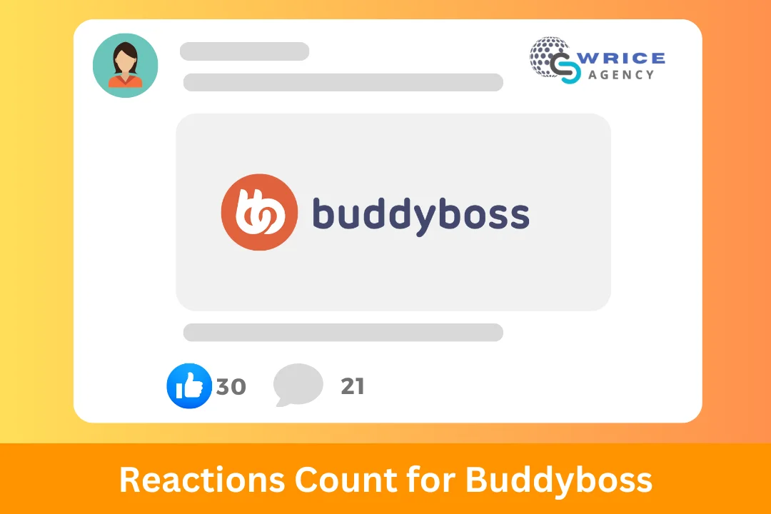 Reactions Count for Buddyboss