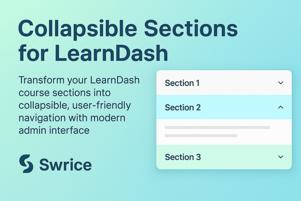 Collapsible Sections for LearnDash