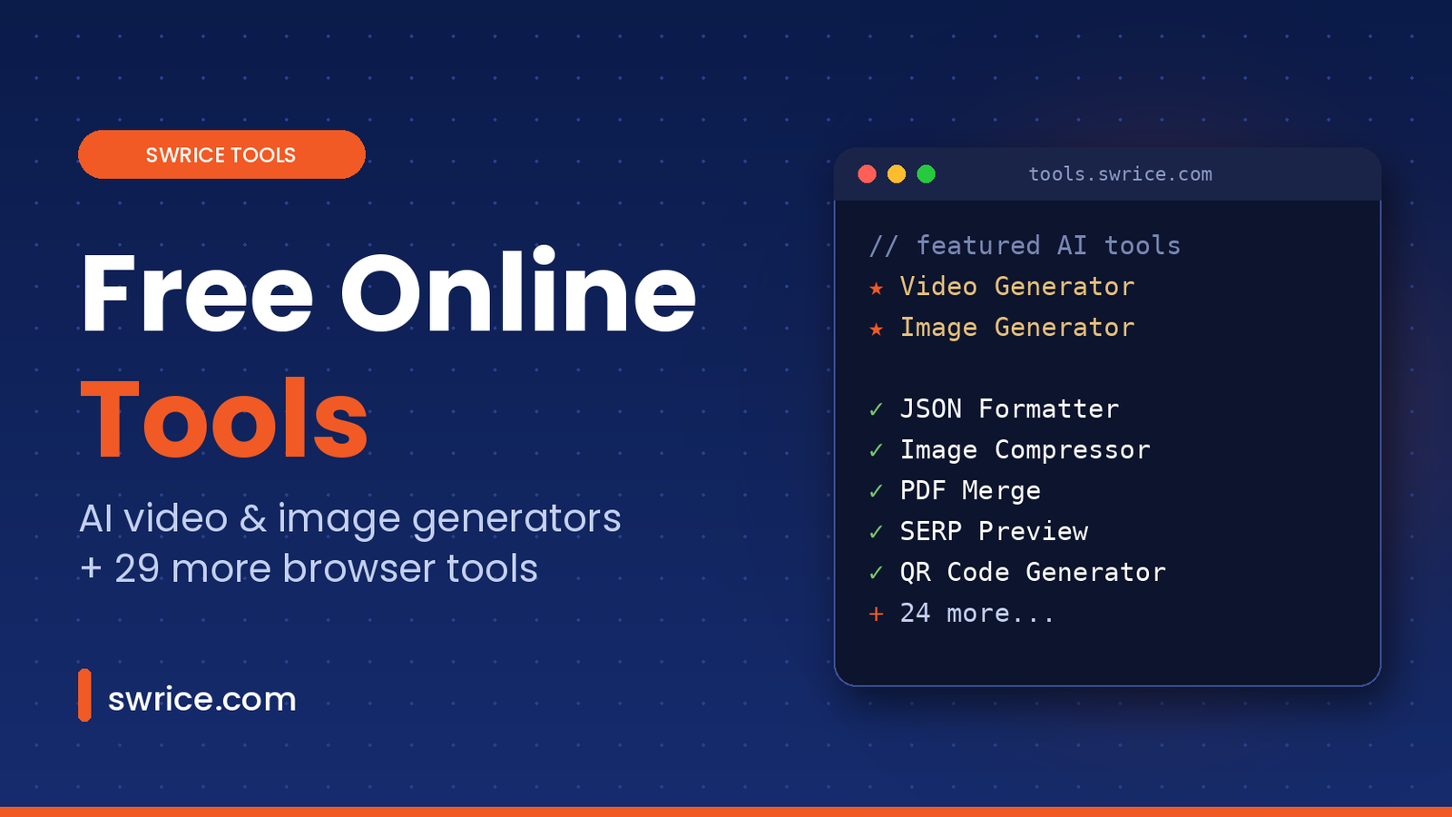 Free online tools