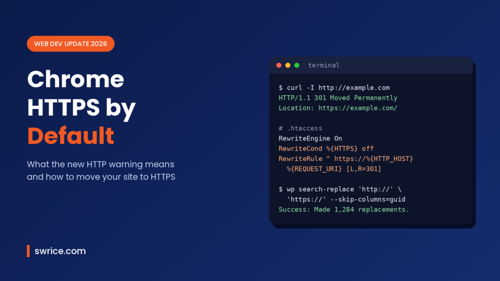 Chrome HTTPS by default