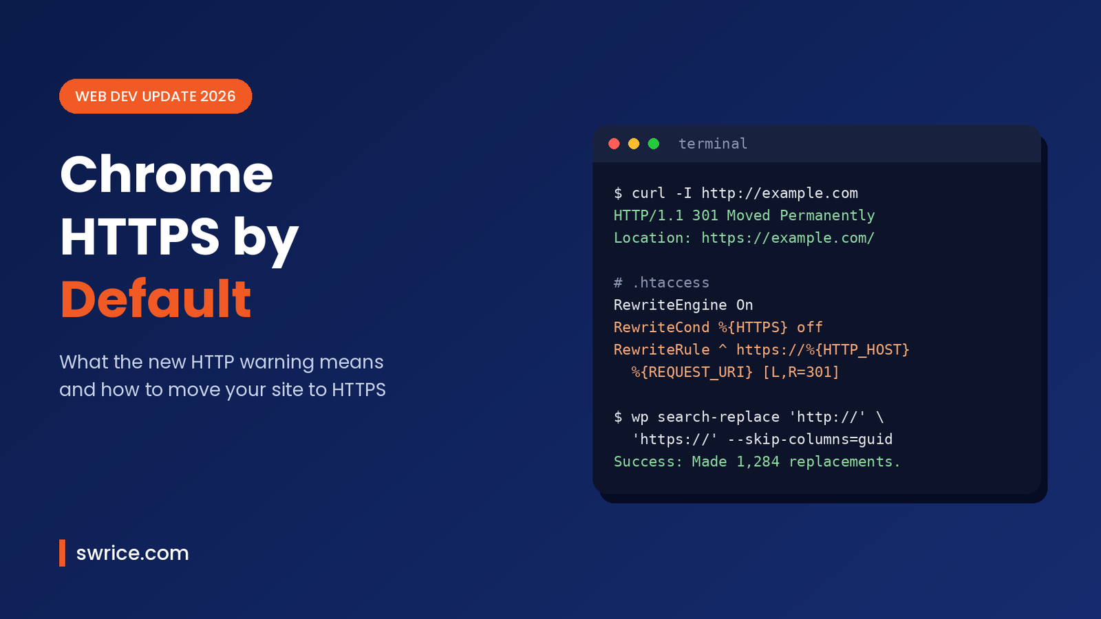 Chrome HTTPS by default